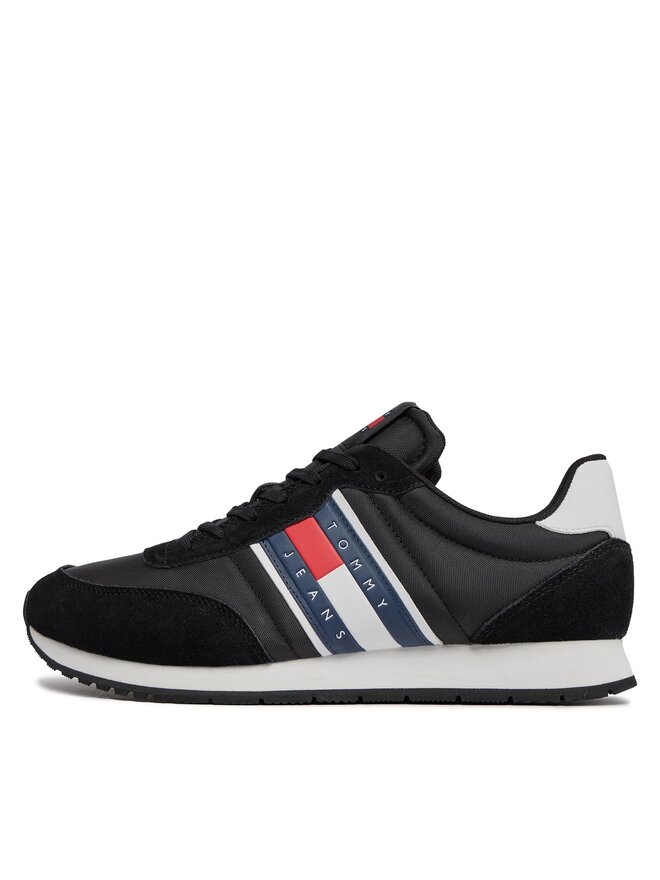 Tommy Jeans Снікерcи Tommy Jeans Tjm Runner Casual Ess EM0EM01351 Чорний