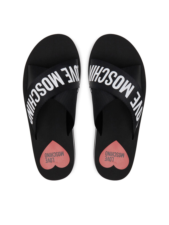 LOVE MOSCHINO Pantoletten LOVE MOSCHINO JA28324G0MIX3000 Schwarz
