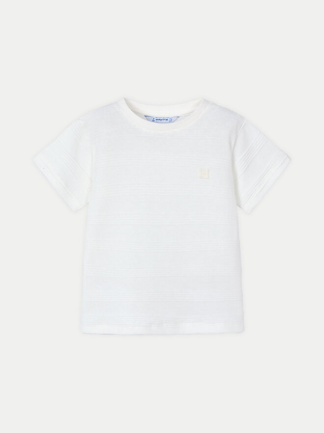 Mayoral Mayoral Camiseta 3028 Blanco Regular Fit