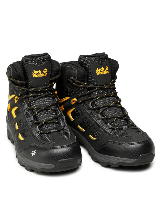 Jack Wolfskin Παπούτσια πεζοπορίας Jack Wolfskin Vojo Texapore Mid K 4042181 Μαύρο
