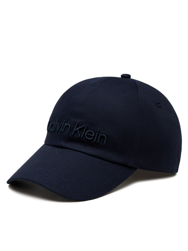 Calvin Klein Czapka z daszkiem Calvin Klein Embroidery K50K505737 Granatowy