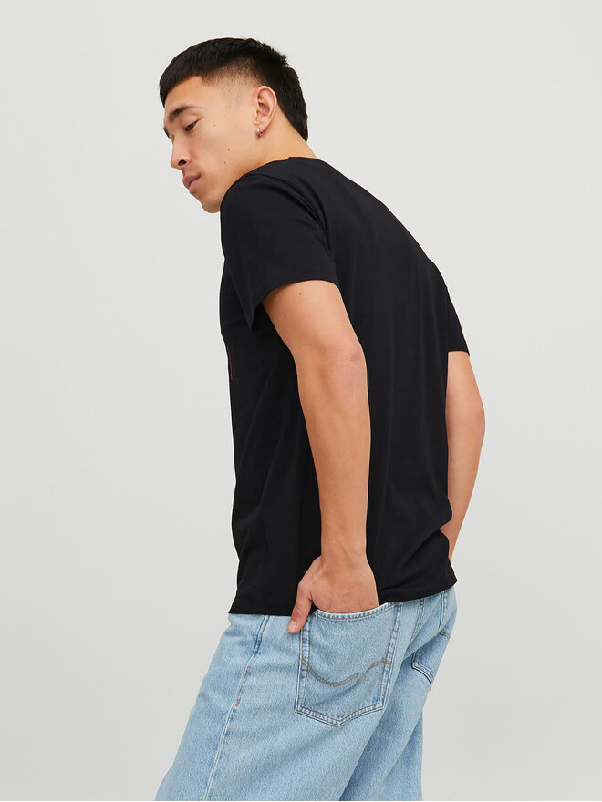 Jack&Jones Jack&Jones Marškinėliai Corp 12233999 Juoda Standard Fit