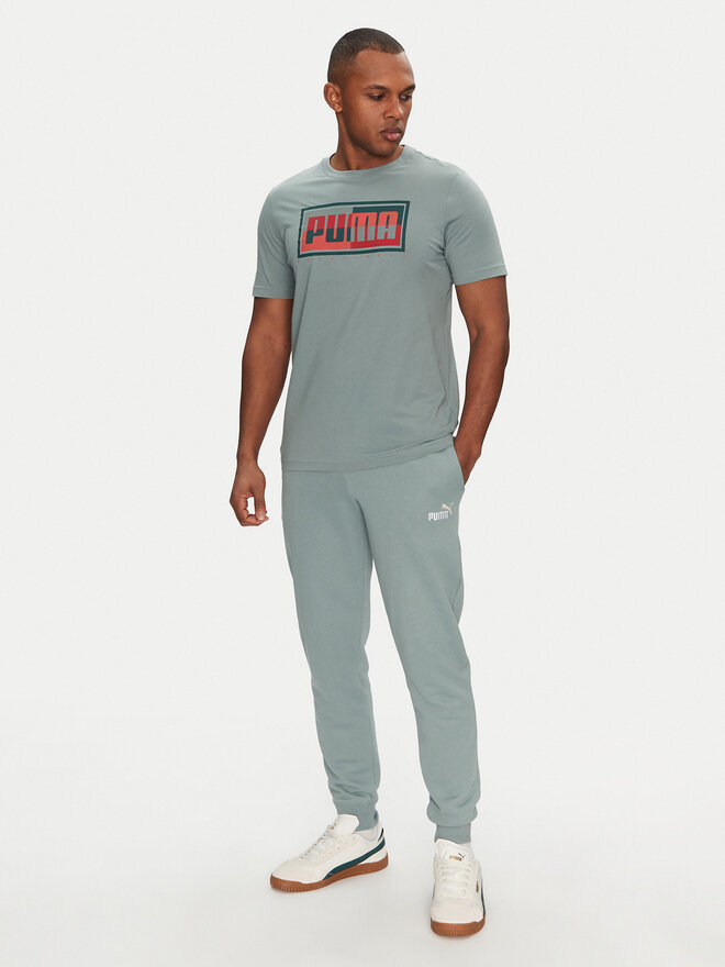 Puma Puma Camiseta Graphics Box 684827 Verde Regular Fit