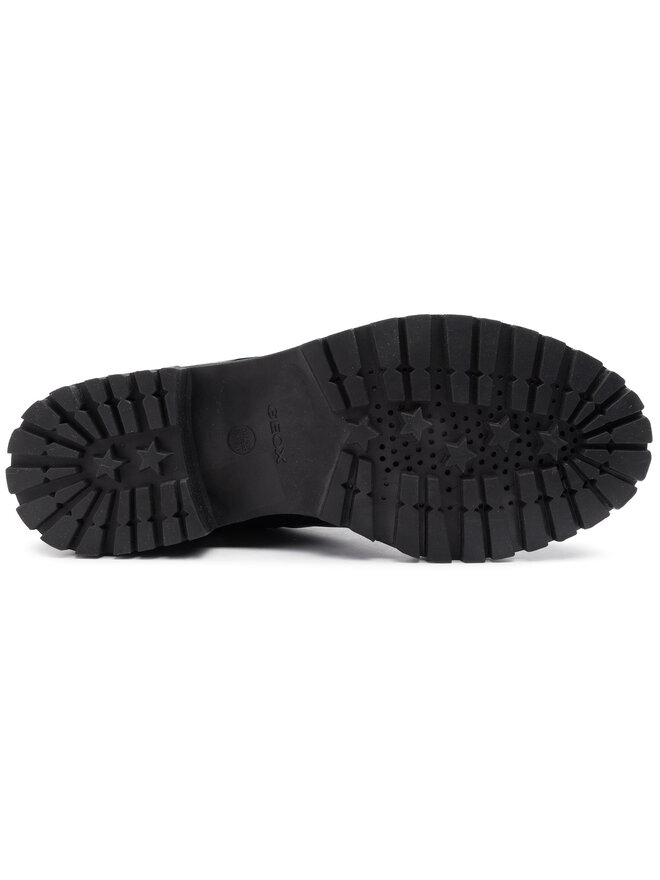 Geox Schnürstiefeletten Geox D Hoara E D94FTE 00085 C9999 Schwarz
