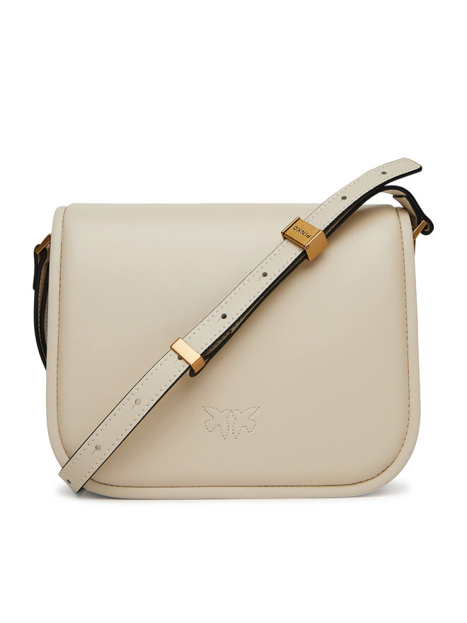 PINKO Дамска чанта PINKO Love Box Bag Fl Mini 104297 A26L Екрю