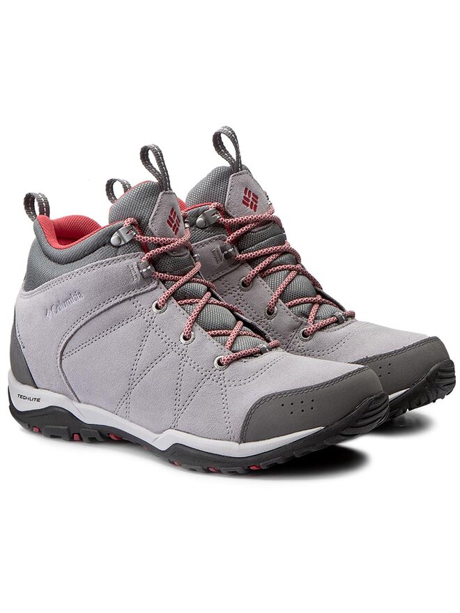 Trekkingschuhe Columbia Fire Venture Mid Waterproof BL1717 Grau de.eschuhe.ch