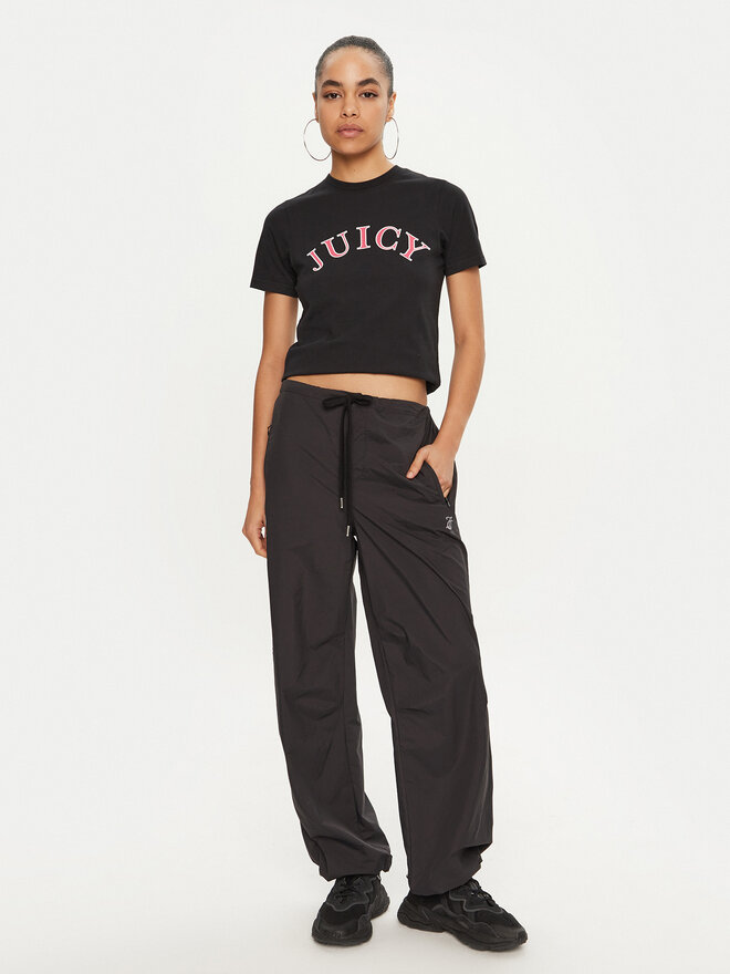 Juicy Couture Juicy Couture T-Shirt College Gf JCSCT224414 Schwarz Regular Fit