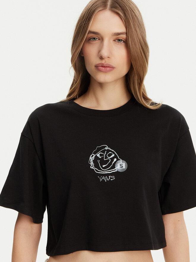 Vans Vans Marškinėliai VN000MC5BLK1 Juoda Regular Fit