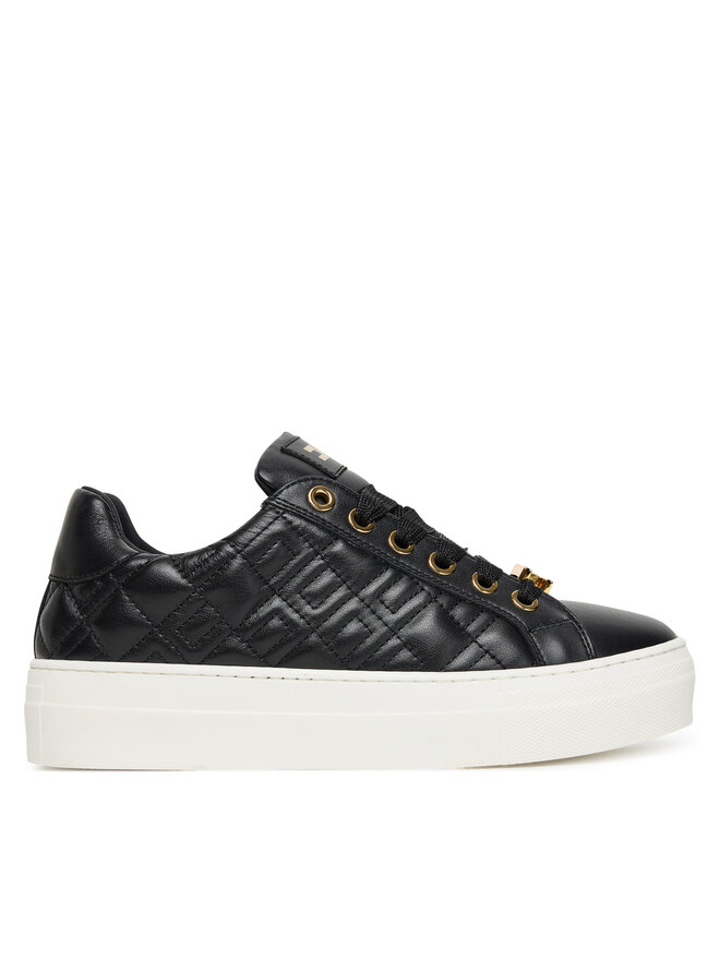 Elisabetta Franchi Снікерcи Elisabetta Franchi Low Cut Lace Up F4A9-E0357-1251 D Чорний