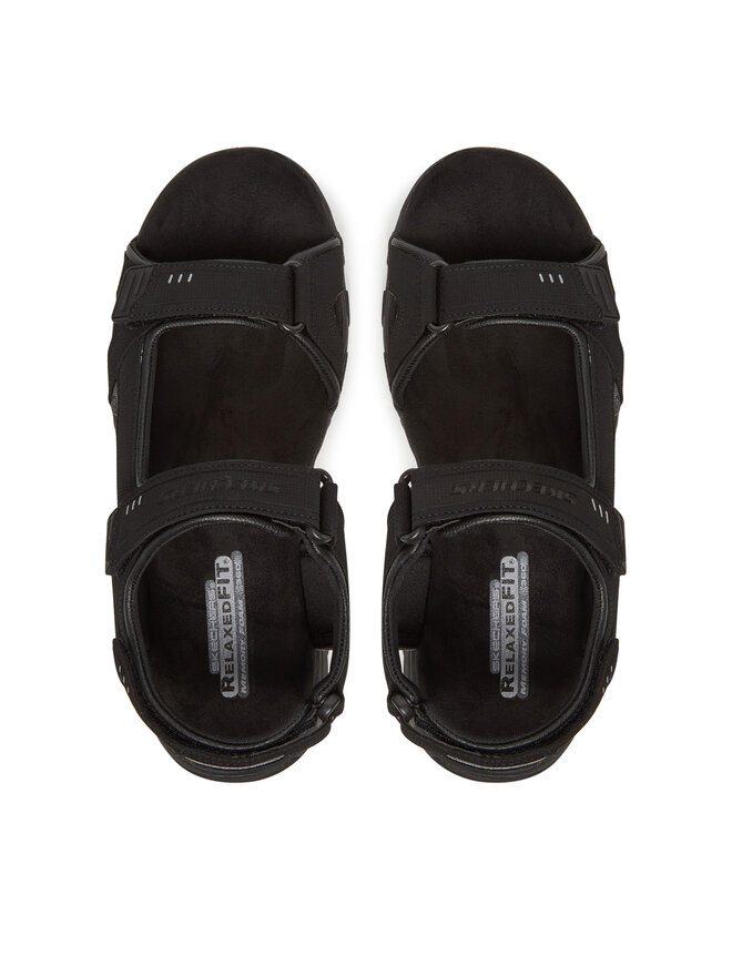 Skechers Szandál Skechers Garver-Louden 64487/BLK Fekete