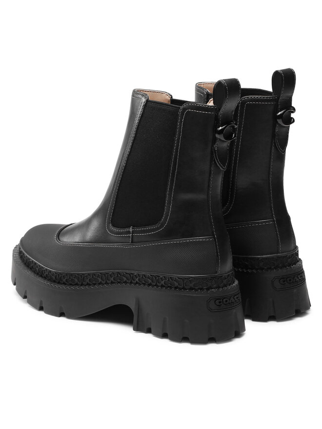 Coach Μποτάκια Coach Jayla Leather Bootie CM770 Μαύρο