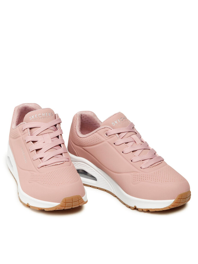 Skechers Sneakersy Skechers Uno Stand On Air 73690/BLSH Růžová