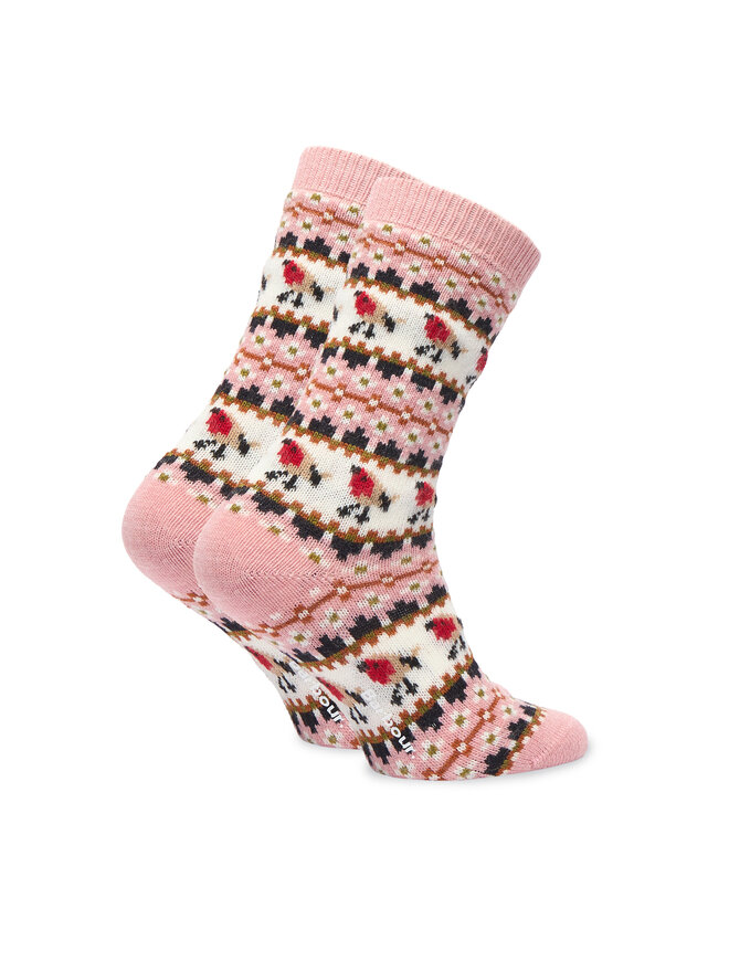 Barbour Lange Socken Barbour Robin Fair Isle LSO0077PI11 Hellrosa