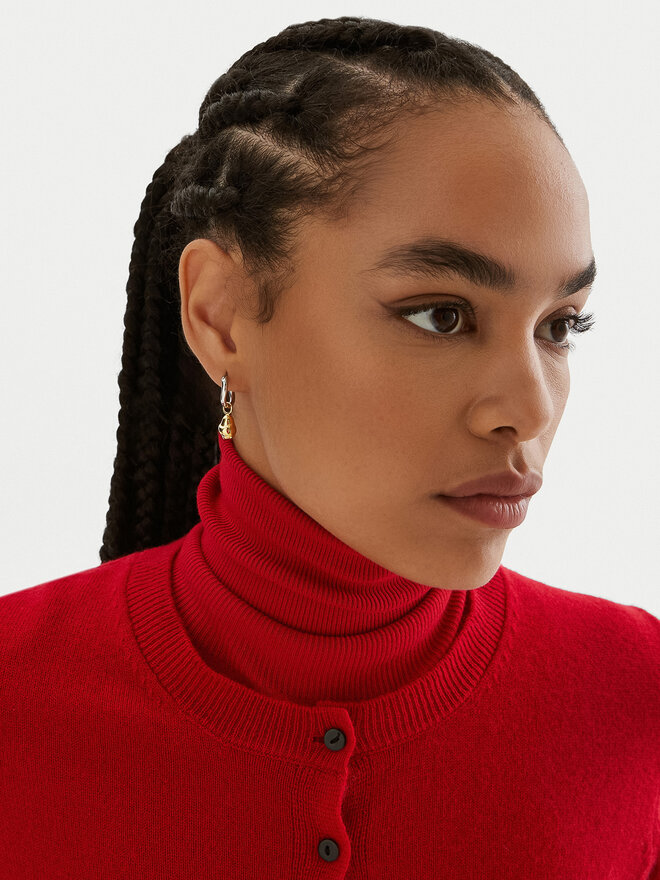Trussardi Fülbevaló Trussardi TJAXA14 Ezüst