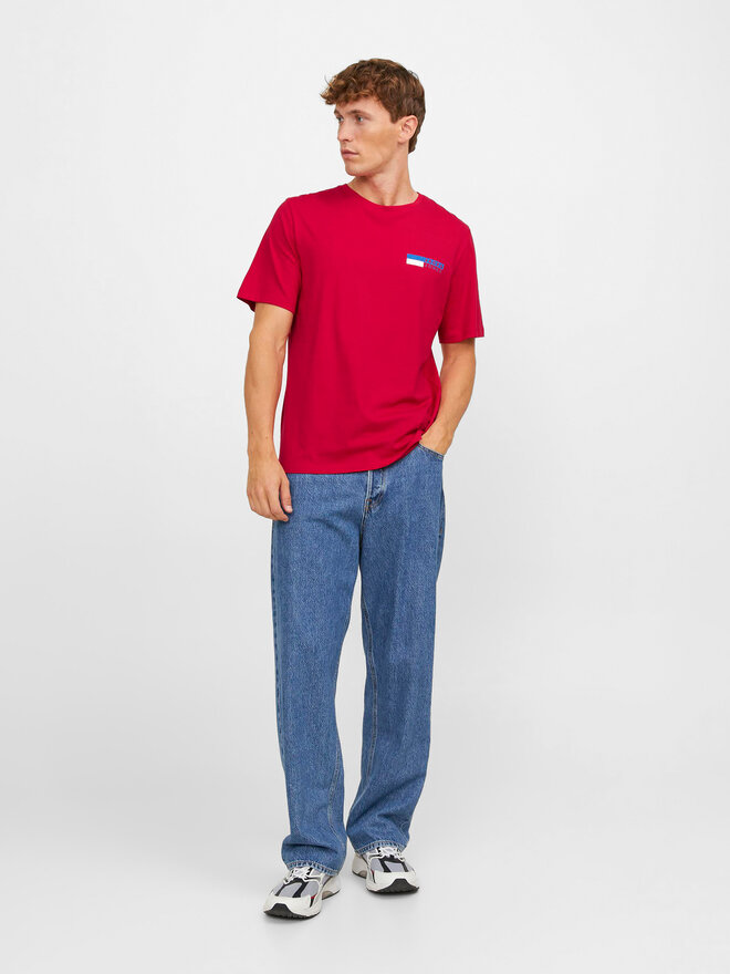 Jack&Jones Jack&Jones Camiseta Corp 12233999 Rojo Standard Fit