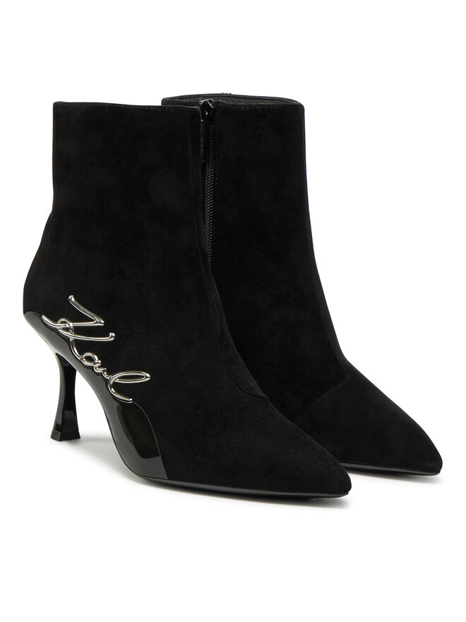 KARL LAGERFELD Botki KARL LAGERFELD KL32744 Czarny