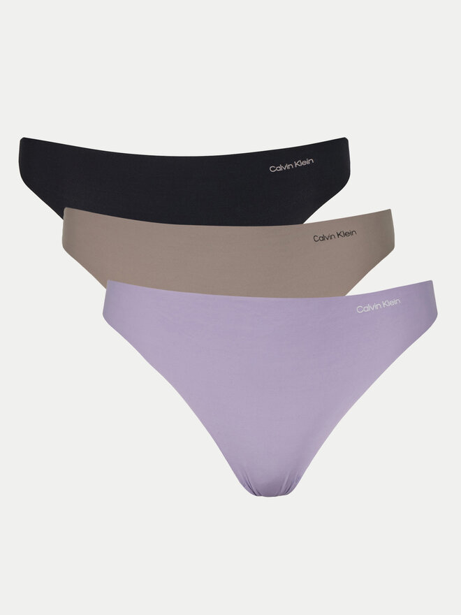 Calvin Klein Underwear Calvin Klein Underwear Набір з 3 пар стрінгів 000QD3558E Кольоровий