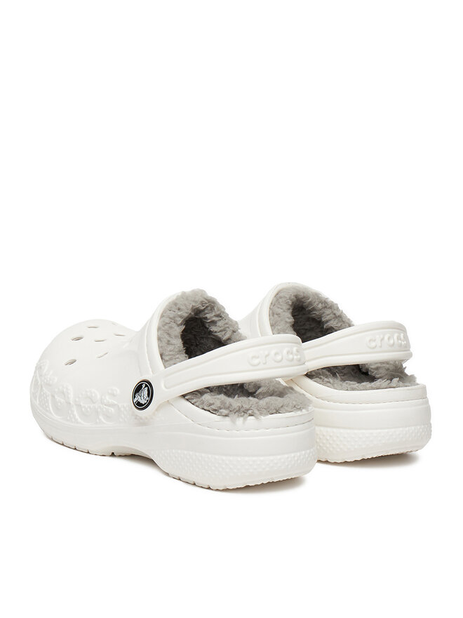 Crocs Şlapi Crocs C-BAYA LINED CLOG K 207500-11H Alb