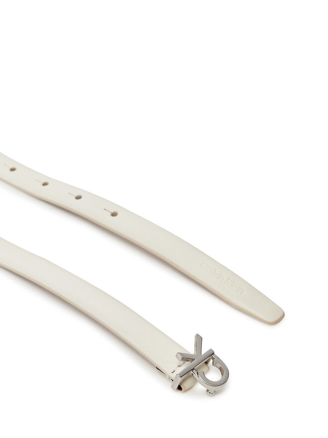 Calvin Klein Damengürtel Calvin Klein Ck Buckle Skinny Belt 1.5 K60K612932 Weiß