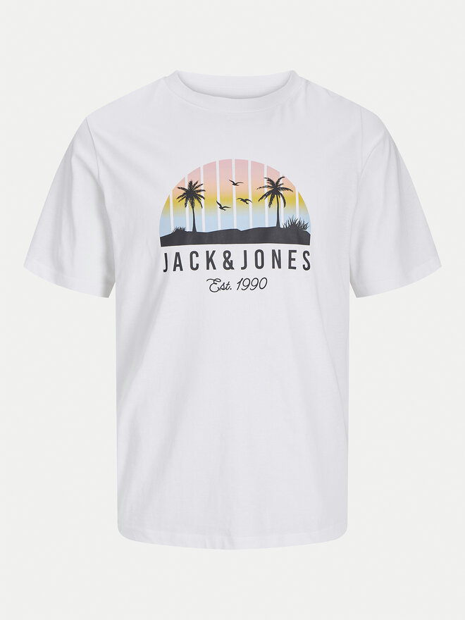 Jack&Jones Junior Jack&Jones Junior Camiseta Palm 12269922 Blanco Regular Fit