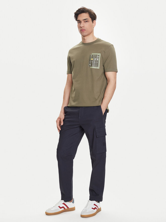 BOSS BOSS T-Shirt Te_Container 50546920 Khakifarben Regular Fit