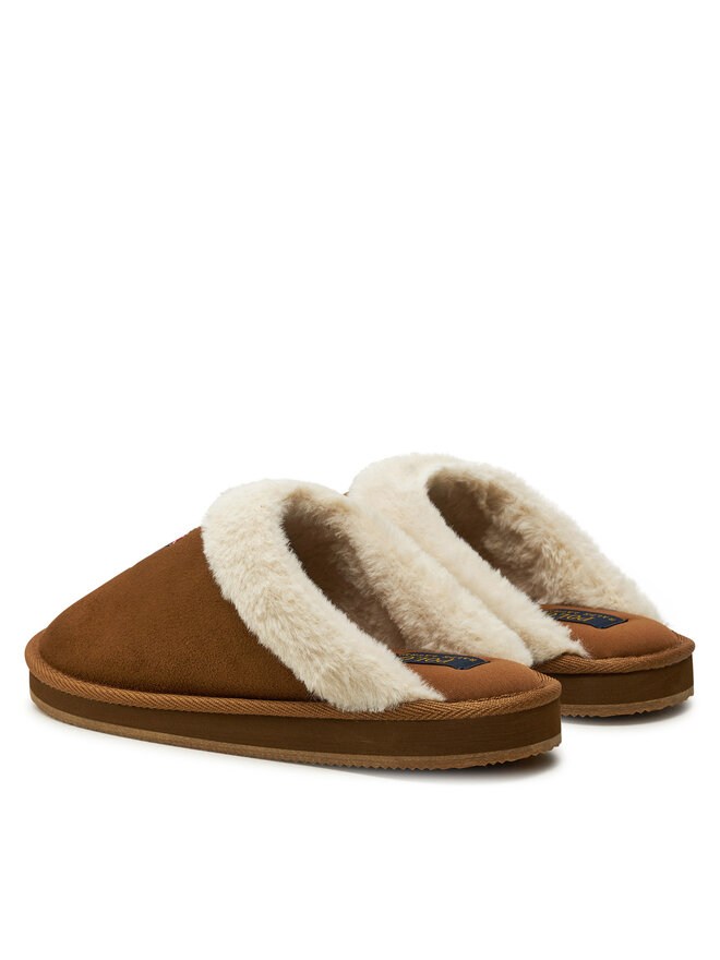 Polo Ralph Lauren Тапочки Polo Ralph Lauren Slipper Wsw 842957050001 Коричневий
