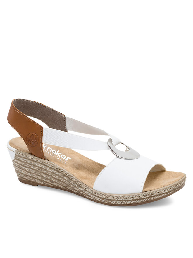 Rieker Sandale Rieker 624H6-81 Alb