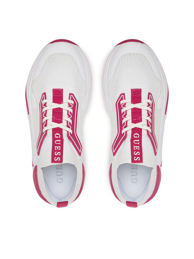 Guess Sneakersy Guess FLPGAX FAB12 Bílá