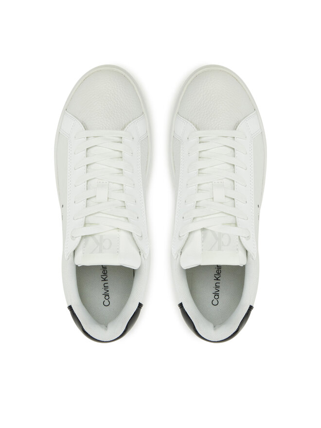Calvin Klein Jeans Sportcipők Calvin Klein Jeans Bold Flatf Low Lace Mg YW0YW01766 Fehér