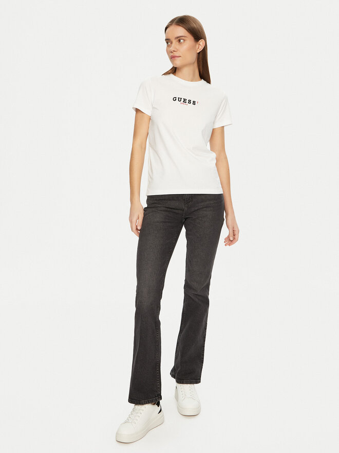 Guess Jeans Guess Jeans Camiseta W5RI54 J1314 Blanco Regular Fit