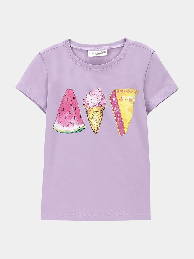 Coccodrillo Coccodrillo Camiseta WC4143217VGA Violeta Regular Fit