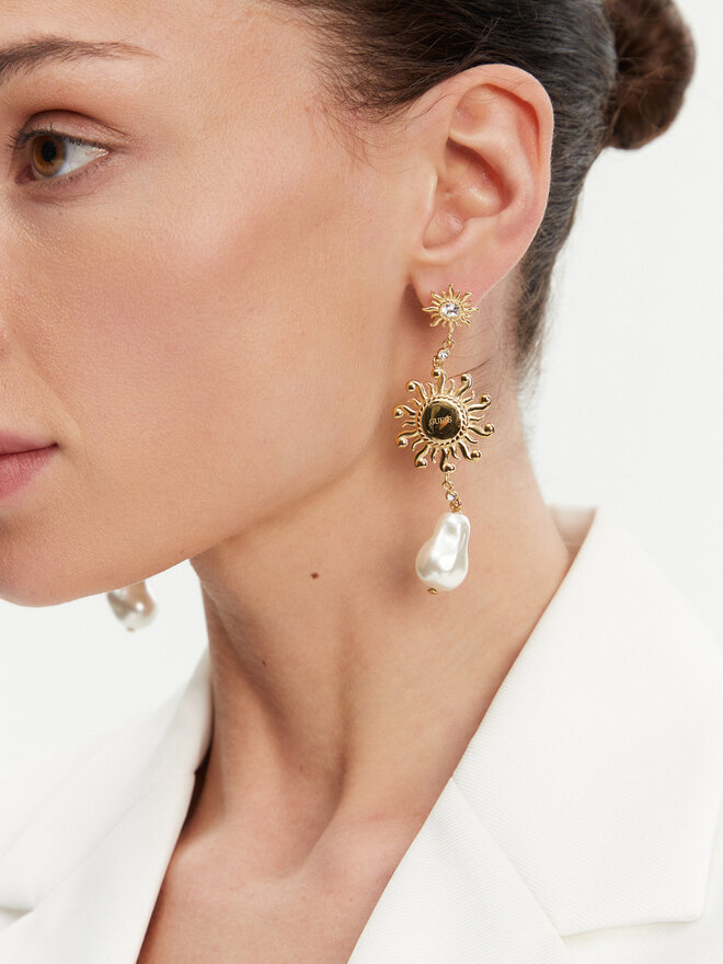 Guess Pendientes Guess JUBE05 087JW Oro