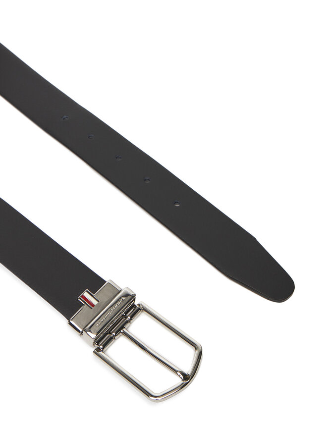 Tommy Hilfiger Curea pentru Bărbați Tommy Hilfiger Th Business Lux Rev AM0AM13762 Negru