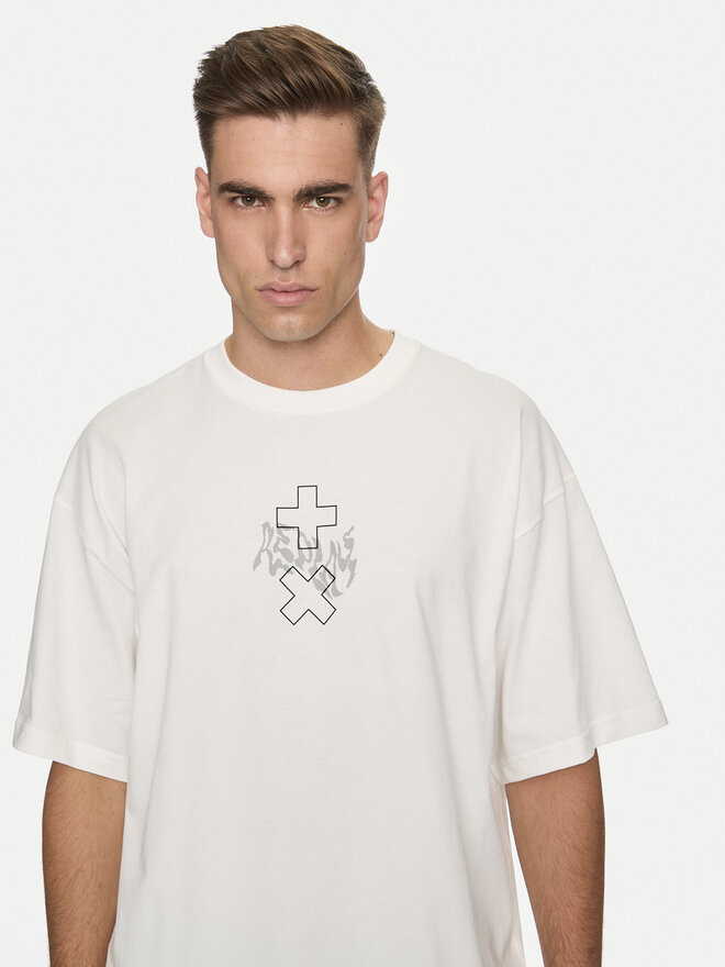 REPLAY REPLAY Camiseta MMG350.000.23454 Blanco Oversize