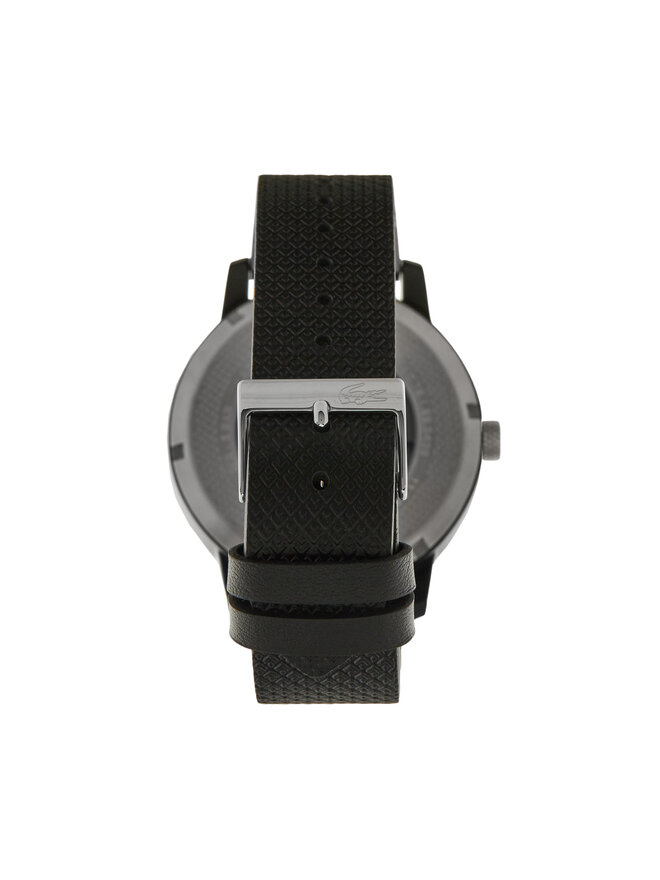 Lacoste Zegarek Lacoste 12.12 Automatique 2011383 Czarny