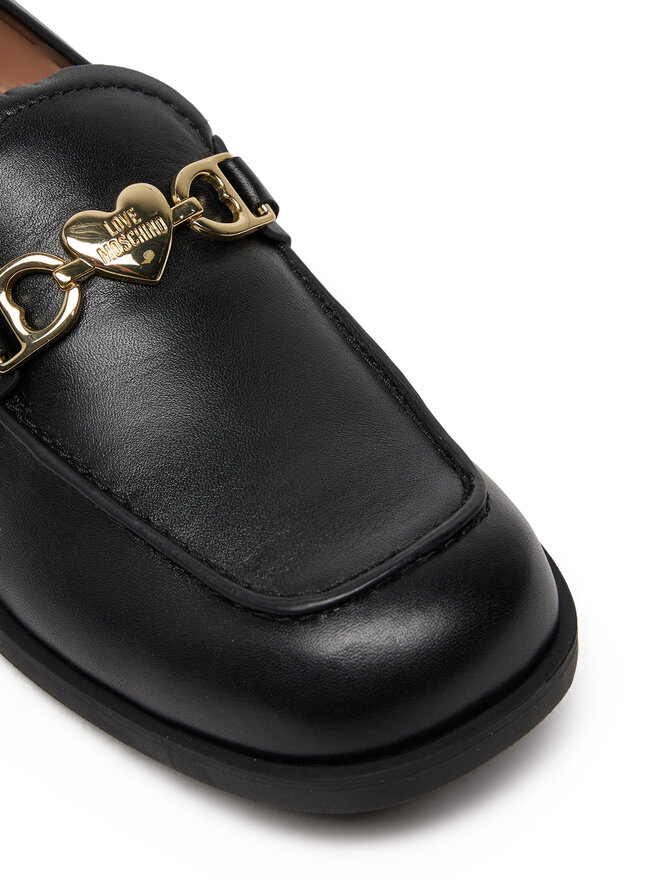 LOVE MOSCHINO Loafersy LOVE MOSCHINO JA10012G1MIA0000 Czarny
