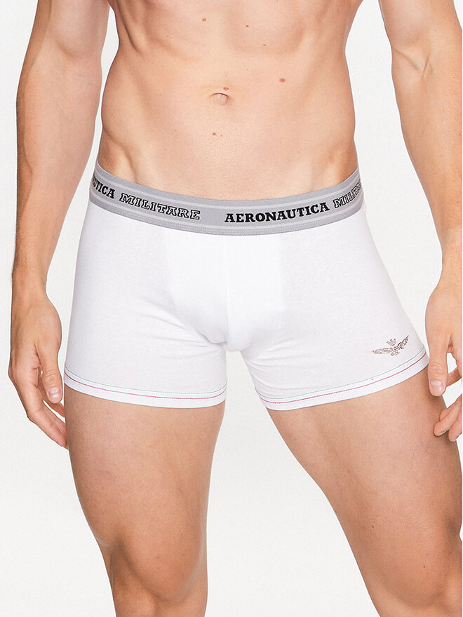 Aeronautica Militare Aeronautica Militare Pack de 2 bóxers AM1UBX003 Blanco