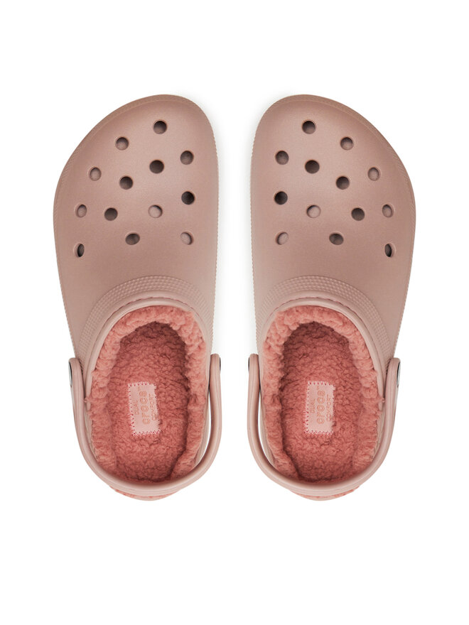 Crocs Чехли Crocs Classic Platform Lined Clog W 207938 Розов
