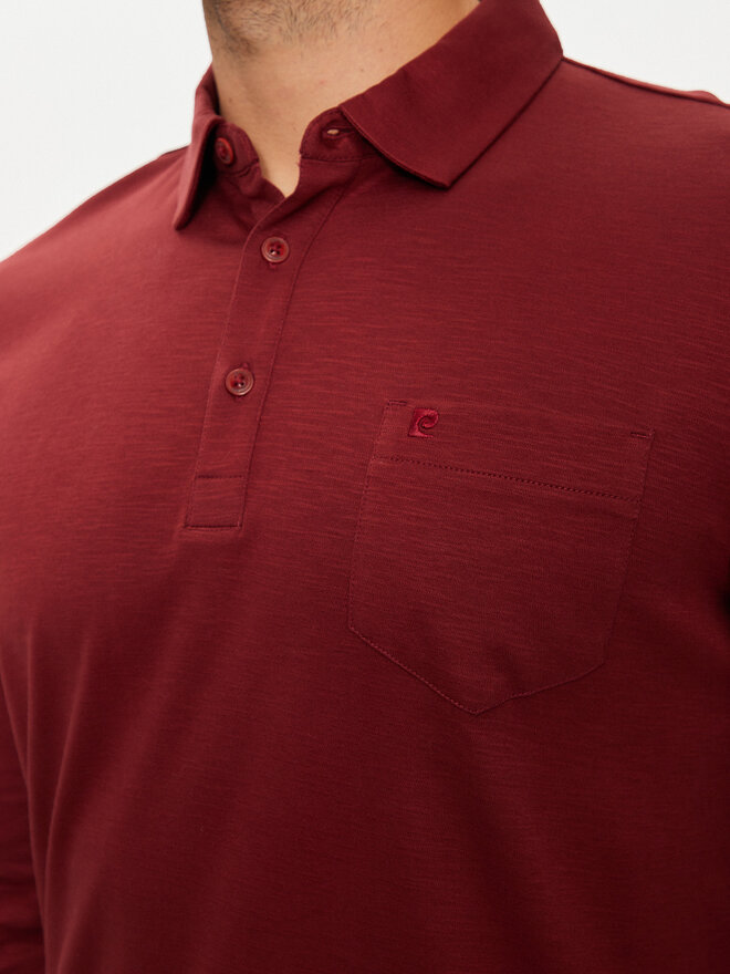 Pierre Cardin Pierre Cardin Polo C5 30604.3055 Tamnocrvena Regular Fit