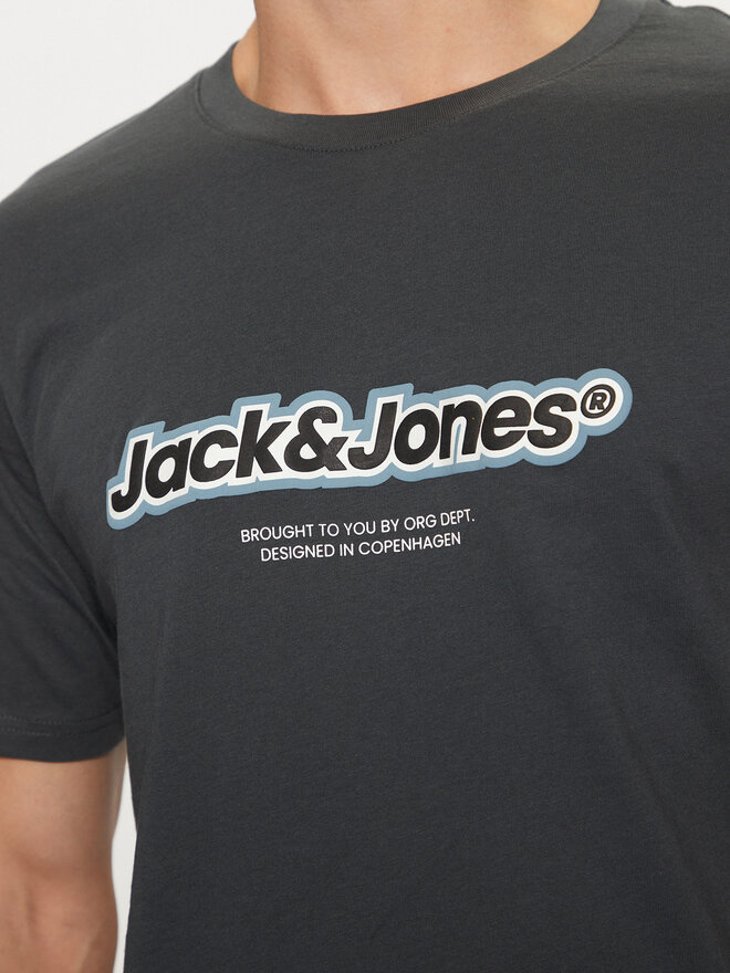 Jack&Jones Jack&Jones Marškinėliai Vesterbro 12265740 Pilka Relaxed Fit