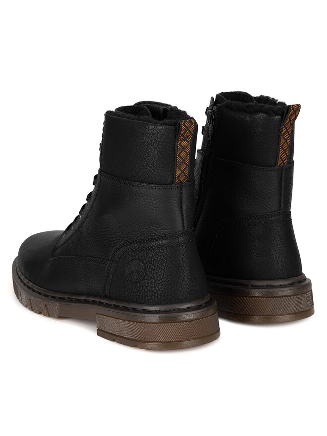 Rieker Schnürschuhe Rieker 31602-00 Schwarz