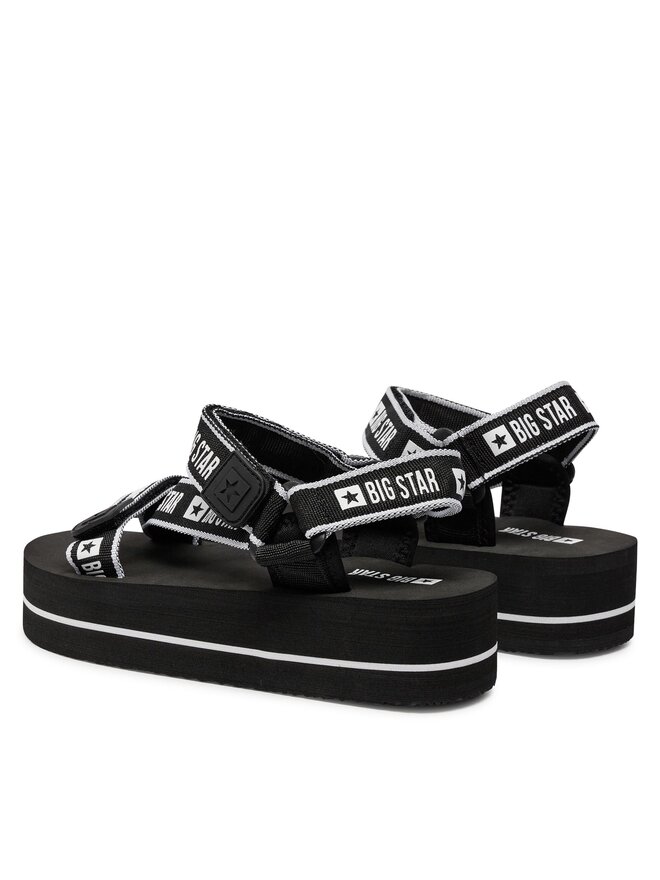 Big Star Shoes Sandały Big Star Shoes NN274A525 Czarny