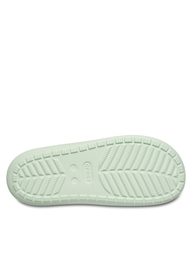 Crocs Şlapi Crocs Classic Floral Cutout Sandal 210966 Verde