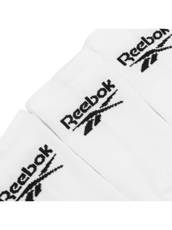 Reebok 3 pár unisex bokazokni Reebok R0353-SS24 (3-pack) Fehér