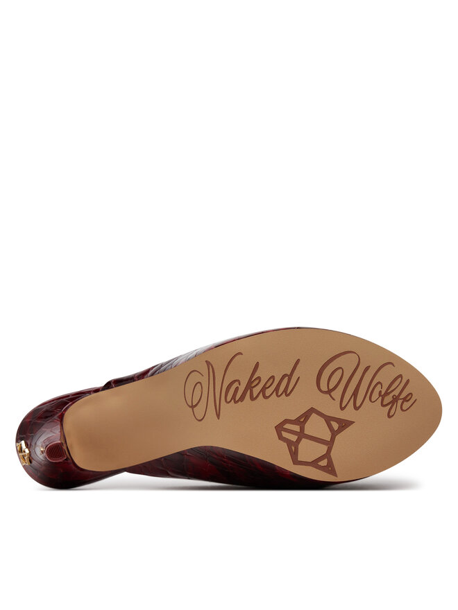 Naked Wolfe Natikači Naked Wolfe Fab Bordo rdeča