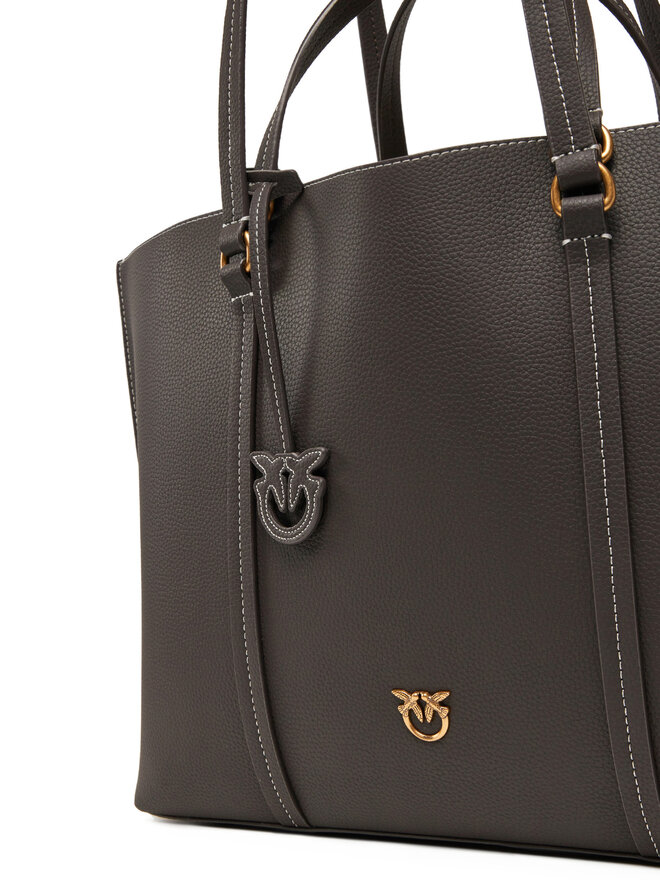 PINKO Handtasche PINKO Carrie Shopper Big AI 24-25 PLTT 102832 A1LF Braun