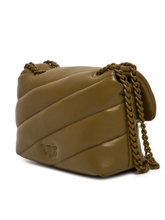 PINKO Handtasche Pinko Love Puff Baby Cl AI 24-25 PLTT 100040 A1JO Braun