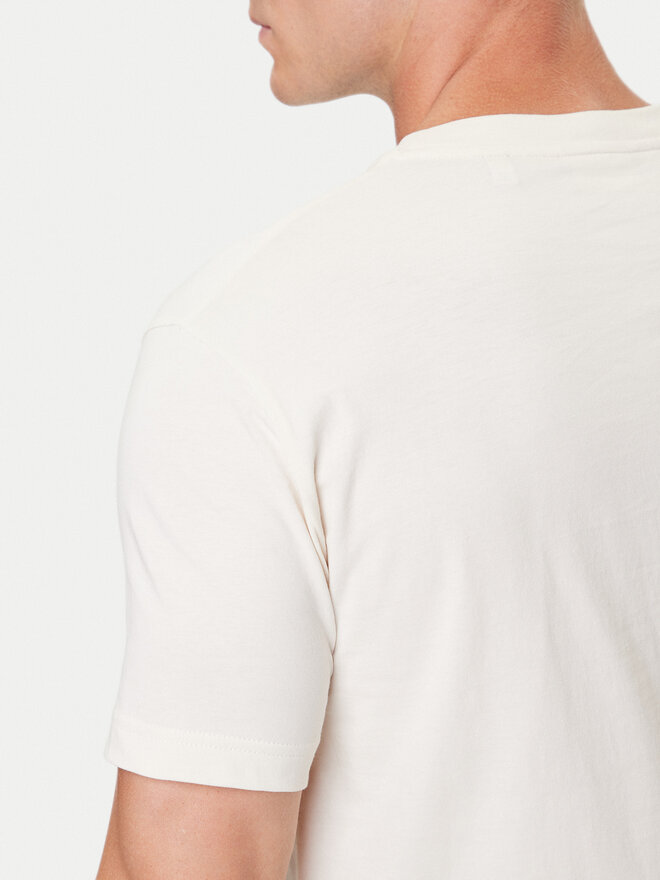Gant Gant Camiseta 2003341 Écru Regular Fit