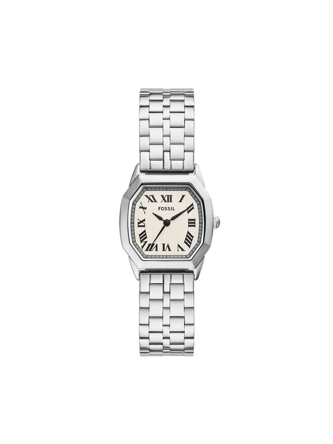 Fossil Zegarek Fossil Harlow ES5363 Srebrny