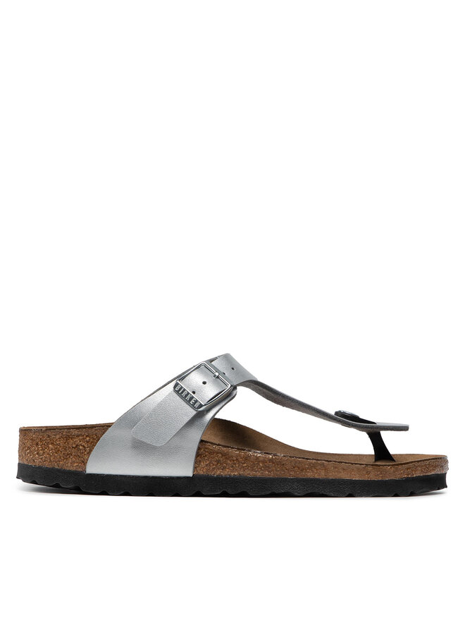 Zehentrenner Birkenstock Gizeh Bs 0043853 Silberfarben eschuhe